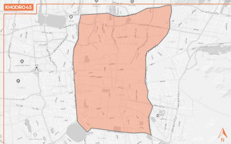 محدوده طرح ترافیک تهران