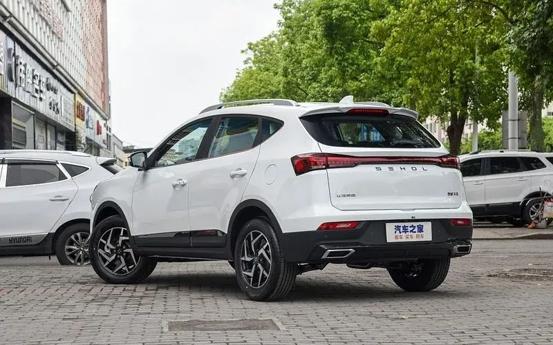 نمای عقب کی ام سی X5